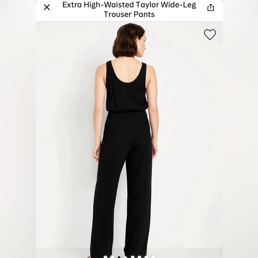Old Navy Black Wide Leg Pants